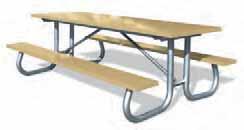60 ALL STEEL PICNIC TABLES Model #1145-06 $739.
