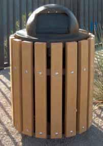 00 LITTER CAN HOLDERS Our litter can holders are manufactured of strong, galvanized steel and can lock either one or two 20 to 32 gallon capacity litter cans in place.
