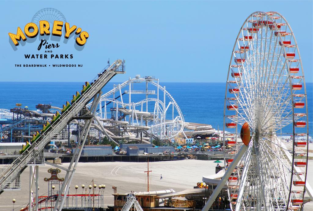 Morey s Piers Morey s Piers is a family owned amusement business that operates 3 amusement piers and 2 waterparks.