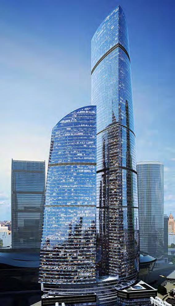 PROJECTS ON THE MOSKVA RIVER FEDERATION TOWER