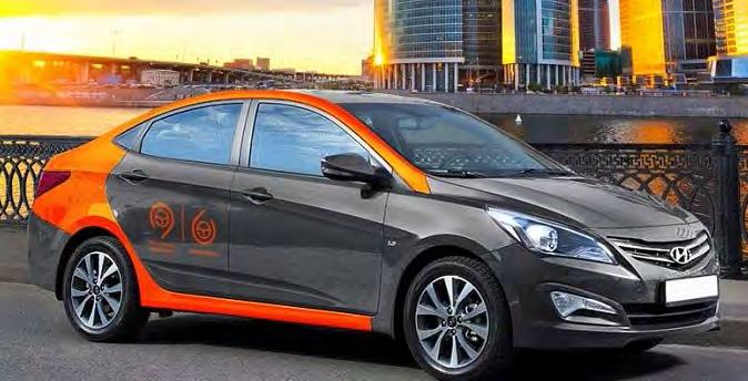 MOSCOW CARSHARING SERVICE more than 1 year of Moscow Carsharing project (launch September 2015) unified standard of Moscow carsharing (color layout of cars, GPS/GLONASS, 24/7 working hours) more than