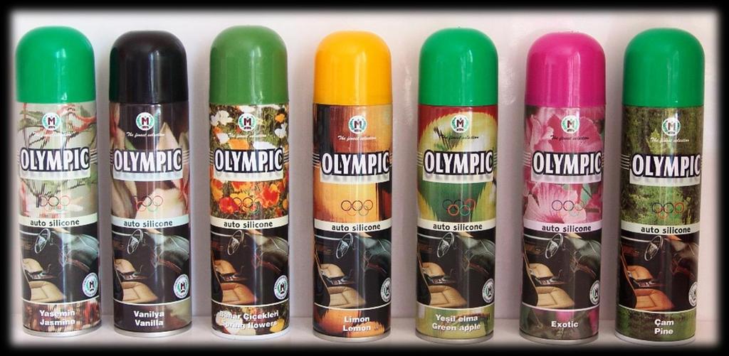 OLYMPIC AUTO SILICONES Barcode Brand Product Volume 869 741954 5172 OLYMPIC AUTO SILICONE Anti Tobacco 225 ml 30 869 741954 5042 OLYMPIC AUTO SILICONE Exotic 225 ml 30 869 741954 5110 OLYMPIC AUTO