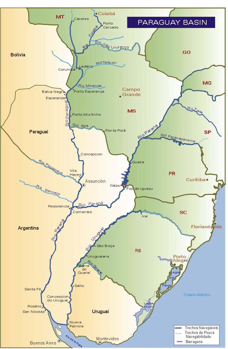 Figure 10: Map of Parana-Paraguay