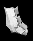 ANKLE SPLINT For the most secure immobilization, vinyl/foam laminate double medial, lateral