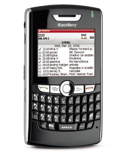 BlackBerry iz Vodafona BlackBerry 8800 Monza 100% v poslu. 0% v pisarni.