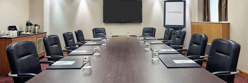 Each room can be set up in a U-shape, cabaret or boardroom style layout to suit your personal requirements, and are equipped with LCD projectors that can be connected to a laptop or portable device.