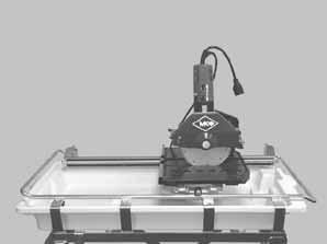 UNPACKING, TRANSPORT, TILE SAW STAND and ASSEMBLY TRANSPORT: CAUTION 1. The MK-770 EXP weighs approximately forty-six (46) pounds; use care when transporting. 2.