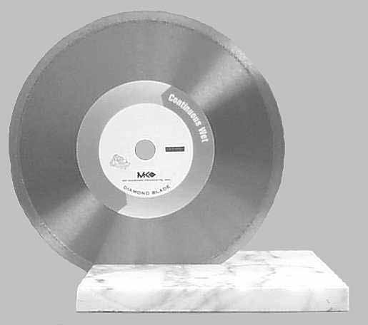 THEORY OF DIAMOND BLADES THEORY Diamond blades do not really cut; they grind the material through friction.