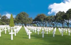 order for 133,000 Allied troops to land along a 50-mile stretch of heavily-fortified French American Military Cemetery coastline.