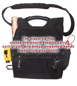 The "Travel-Tech" tool pouch was designed for the technician on the go.