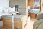 The Avan motorhome provides maximum comfort with a roof