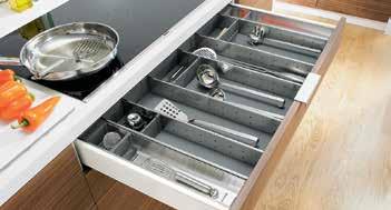 Note: Drawer not included, items are inserts only Set fits drawer completely Cabinet width 275-399mm 450mm ZSI.450BI1N 1-450-018 500mm ZSI.500BI1N 1-450-020 550mm ZSI.550BI1N 1-450-021 650mm ZSI.