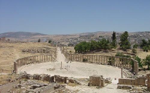 Roman city in the Middle East.