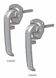 Padlockable Handle 9/00400, 9/00402 Stainless Polished Corrosion can be a major concern in some environments, such as marine industry or food processing plants, where these all-stainless handles will