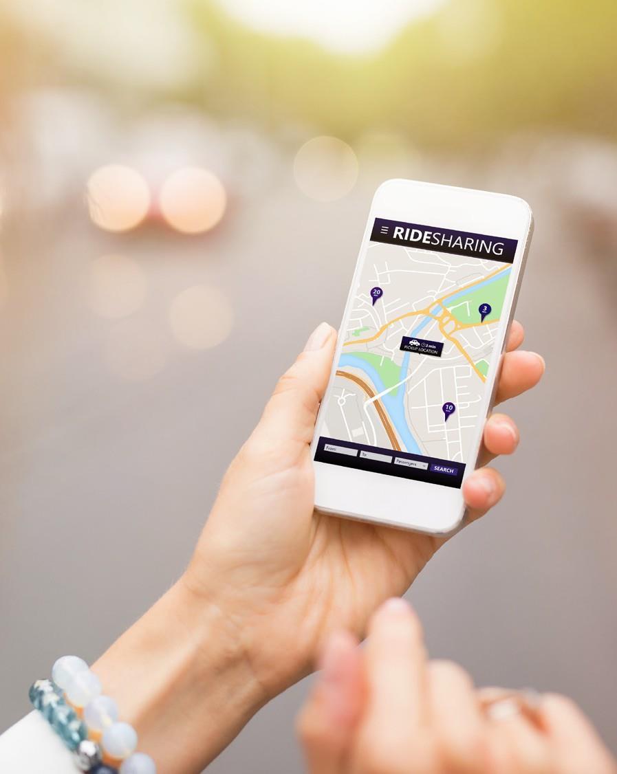 5 With increased internet connection at destination, Uber and similar transport platforms are now widely used while travelling Usage of ride sharing apps (such as Uber) at destination Global