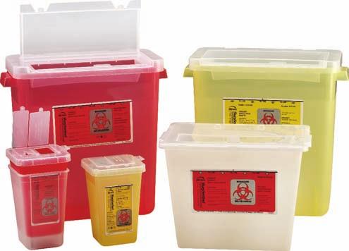Translucent containers and lids help identify fill level. Nestable to save space and reduce shipping costs.