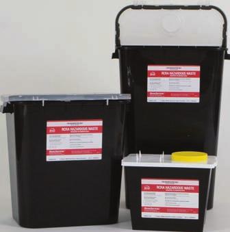 Bemis RCRA Hazardous Waste Containers were designed to meet the EPA requirements for disposal of P-, U- and D-listed chemicals.