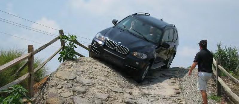 AMENITIES BMW OFF-ROAD EXCURSION Designed to showcase the BMW X3 and X4 models, the excursion at Bright s Creek has been an Exclusive one-of a kind experience meant to test and
