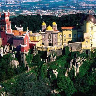 Estoril, Cascais or Sintra ( value plus p / pax ) SINTRA Duration 09h00 Imagine a scene from a fairy tale, as if it were a dream. Make it reality when visiting Sintra.