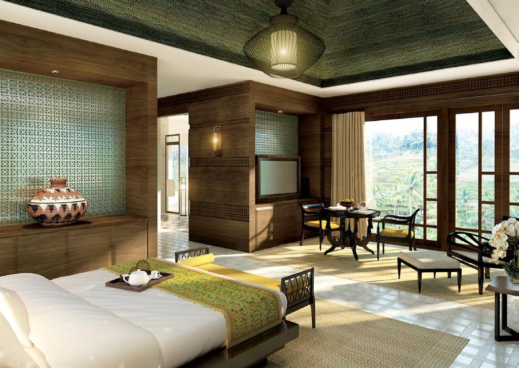 Mandapa Suite An elevated experience with 145 sqm suite gives a real Sense of
