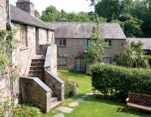 Sixteen cottages, with picturesque names like Pineapple Lodge, Castle View and