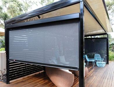 AMBIENT BLINDS ULTIMATE IN STYLISH PATIO SCREENING Ambient Blinds from Stratco offer you a beautiful range of