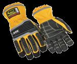 System High visibility for increased safety Reflective areas on finger tips and cuff Neoprene cuff with gaiter closure to keep out