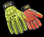 MEDIUM DUTY GLOVES 160 SUPER HERO GRIP Knuckle TPR design with two detached fingers for flexibility Proprietary silicone grip technology on palm Split-fit padded palm for comfort Secure cuff with