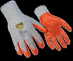 LIGHT DUTY GLOVES 043 R-FLEX NITRILE The R-Flex Nitrile is a breathable knit shell dipped in nitrile Full knitted shell offers cut resistance Superior grip on wet and dry surfaces