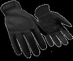 optimal comfort and flexibility Premium synthetic leather used for split palm construction for long lasting durability Wrap around index finger construction protecting vulnerable wear and tear zone