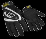 wear and tear zone Reflective logo on top of hand for increased visibility 2232 121-08 S 121-09 M 121-10 L 121-11 XL 121-12 2XL 133 TURBO BLACK SECURE CUFF Secure cuff with hook and loop rubber pull