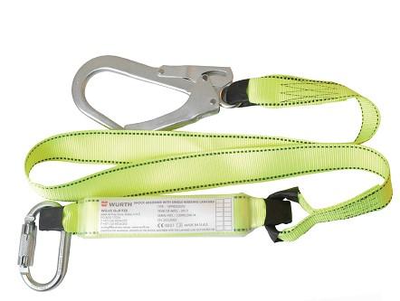 Ideal for work positioning or restraint Abrasion resistant polyester webbing User friendly self-locking snap hooks Application: Serves as