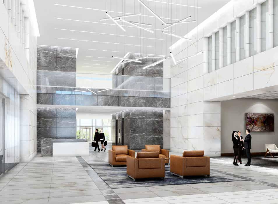 3400 AT CITYLINE REVOLUTIONIZES THE TRADITIONAL OFFICE BUILDING.
