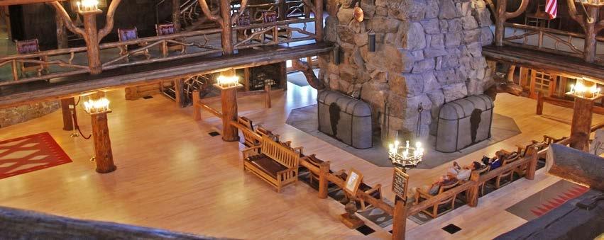 Old Faithful Area LODGING Old Faithful Inn Open May 4 - October 7, 2018 As an inspiration for rustic architecture, and as one of the most famous buildings in the National Park System, the Old