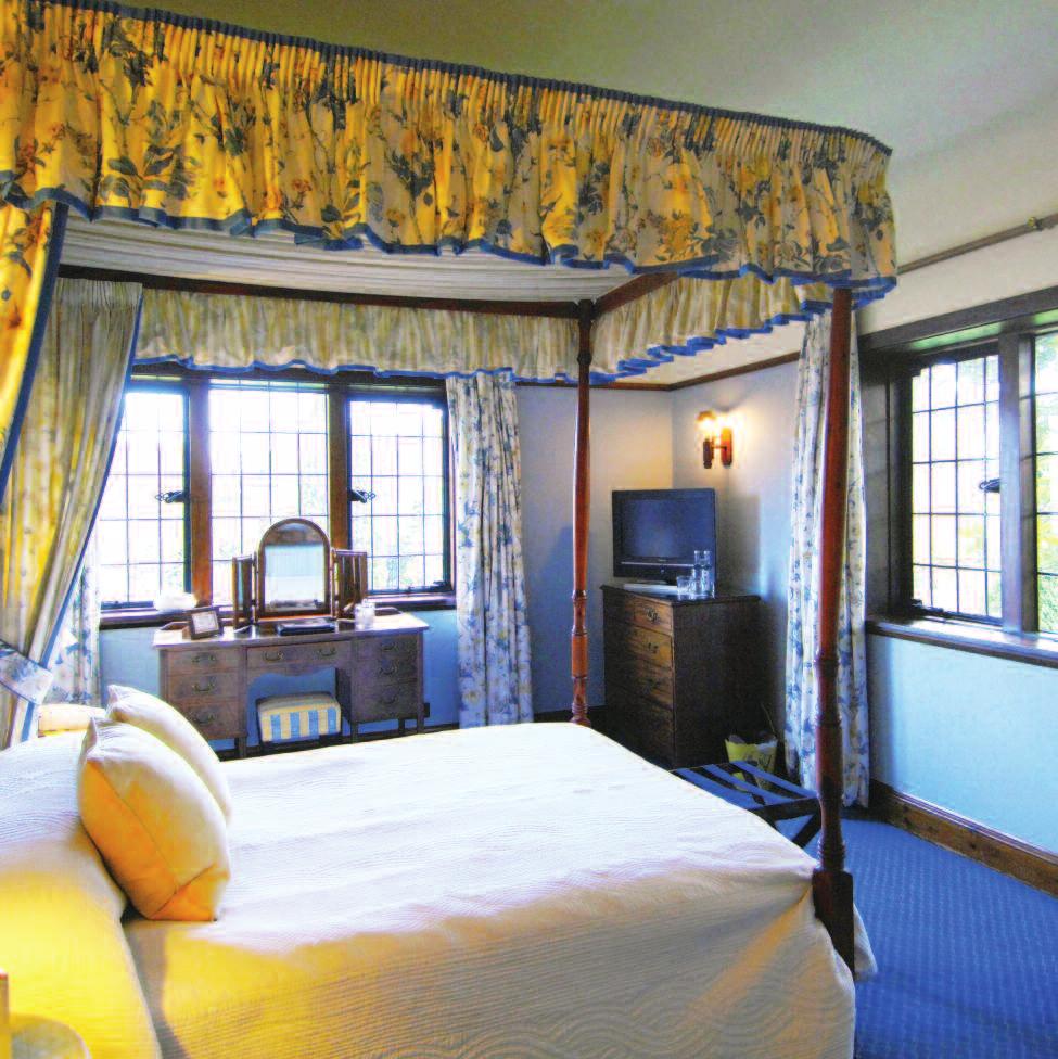A romantic getaway Retreat to the comfort of one of our 22 bedrooms, each with its own unique character and personality, with some rooms enjoying stunning views overlooking