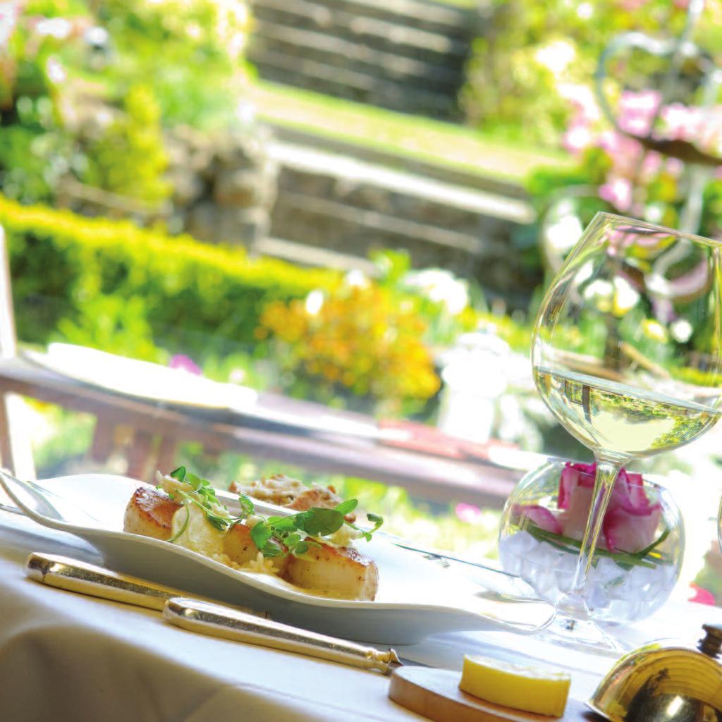 The Terrace Restaurant Dining at The Terrace Restaurant is what makes a stay at The Montagu Arms a truly memorable experience.