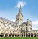 ENGLAND & WALES Norwich cathedral NEW Landscapes of Norfolk & the Mississippi Steamer 64 For this tour we have chosen a wide mix of excursions, ranging from a delightful boat trip, a stately home,