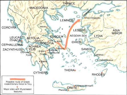 control the seas, the Mycenean (Achaean) kings