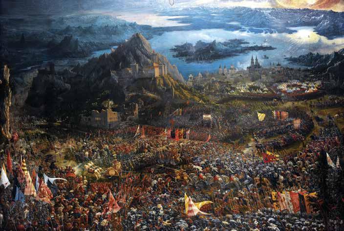 CHAPTER 10: Alexander and the Hellenistic Period This famous painting of the Battle of Issus by the German artist Albrecht Altdorfer shows Alexander the Great s victory in