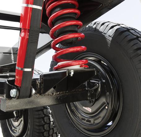 Electronic Stability Control Large diameter, heavy-duty Pedders off-road shock absorbers and coil springs designed specifically for Jayco RVs and Australian conditions Aeon rubber springs inside each