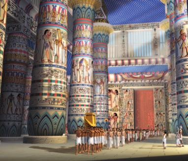 Reading Check Form Generalizations What were some features of Egyptian temples? The Temple of Karnak was Egypt s largest temple.