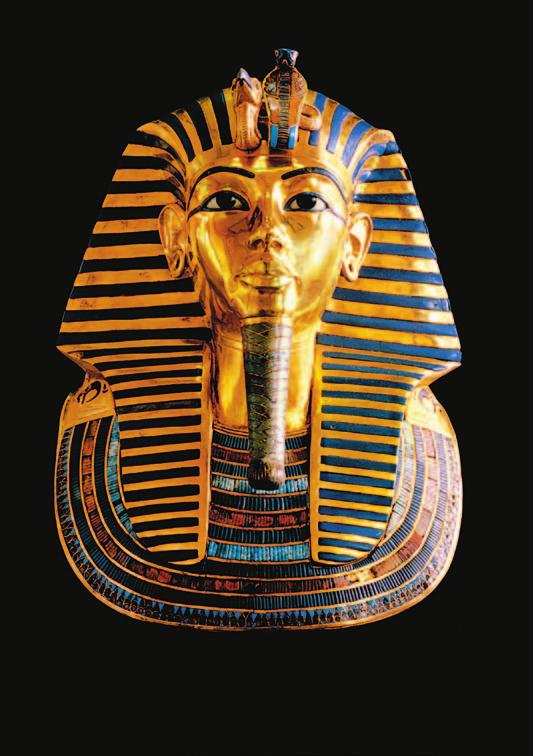 King Tut s tomb Gold mask Howard Carter examining King Tut s