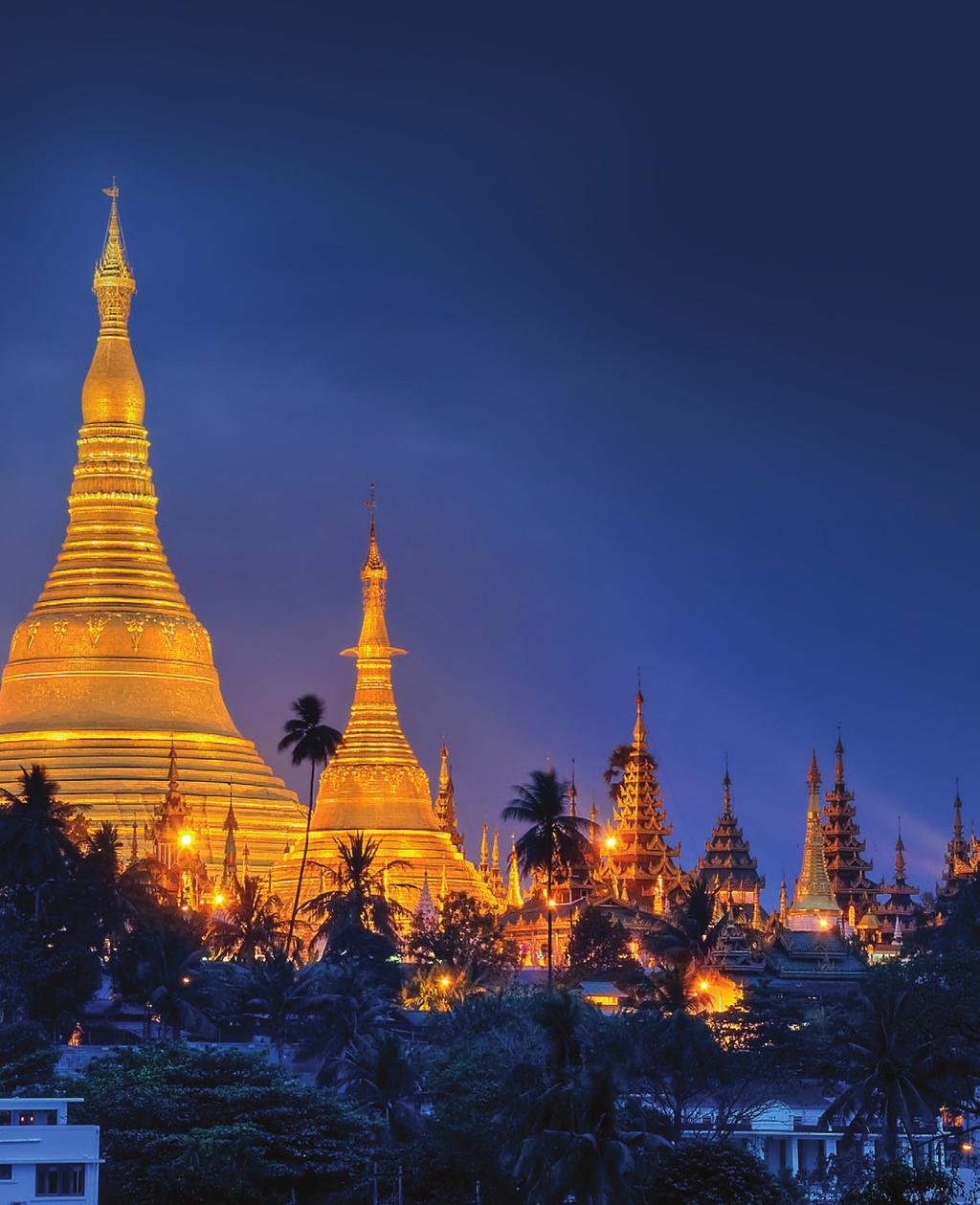 Golden Myanmar Yangon and a Cruise to Mandalay November 10 24, 2014 15 days, 11 nights Post-Tour Extension to Inle Lake: November 23