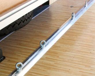 The Garage Bars are 2 bars in anodized aluminium that can be fixed to the