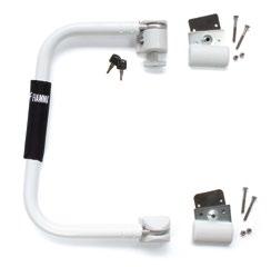 Delivered with Kit Security Lock that offers major safety and strength