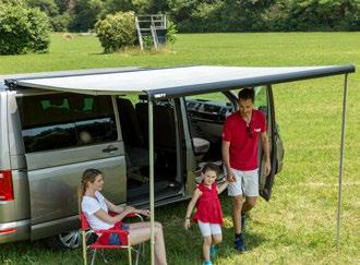 36 to 37 F45s awning for VW T5 and VW T6, 260cm length