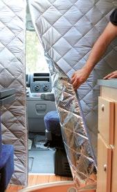 Outside waterproof blind system to cover all the windows of your vehicle cabin, extended to cover bonnet air intakes as well.
