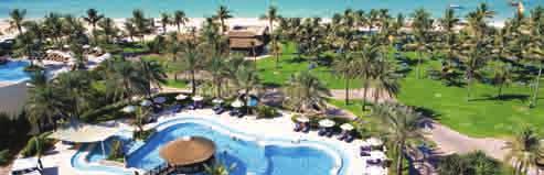 Dubai - Beach Jebel Ali Hotel 4+H Nestled amongst 128 acres of secluded tropical gardens, ponds, waterfalls and 800m of private beach, the bright and colourful, resort-style Jebel Ali Hotel at the