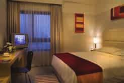 Contemporary-style guestrooms and a good range of facilities should ensure a comfortable stay, and the hotel also offers free shuttle transfers both to Wafi City and the airport.