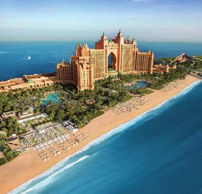 U N I T E D A R A B E M I R A T E S / Dubai 13 Atlantis, The Palm Palm Island $390 At the crescent on Dubai's Palm Island, with its own